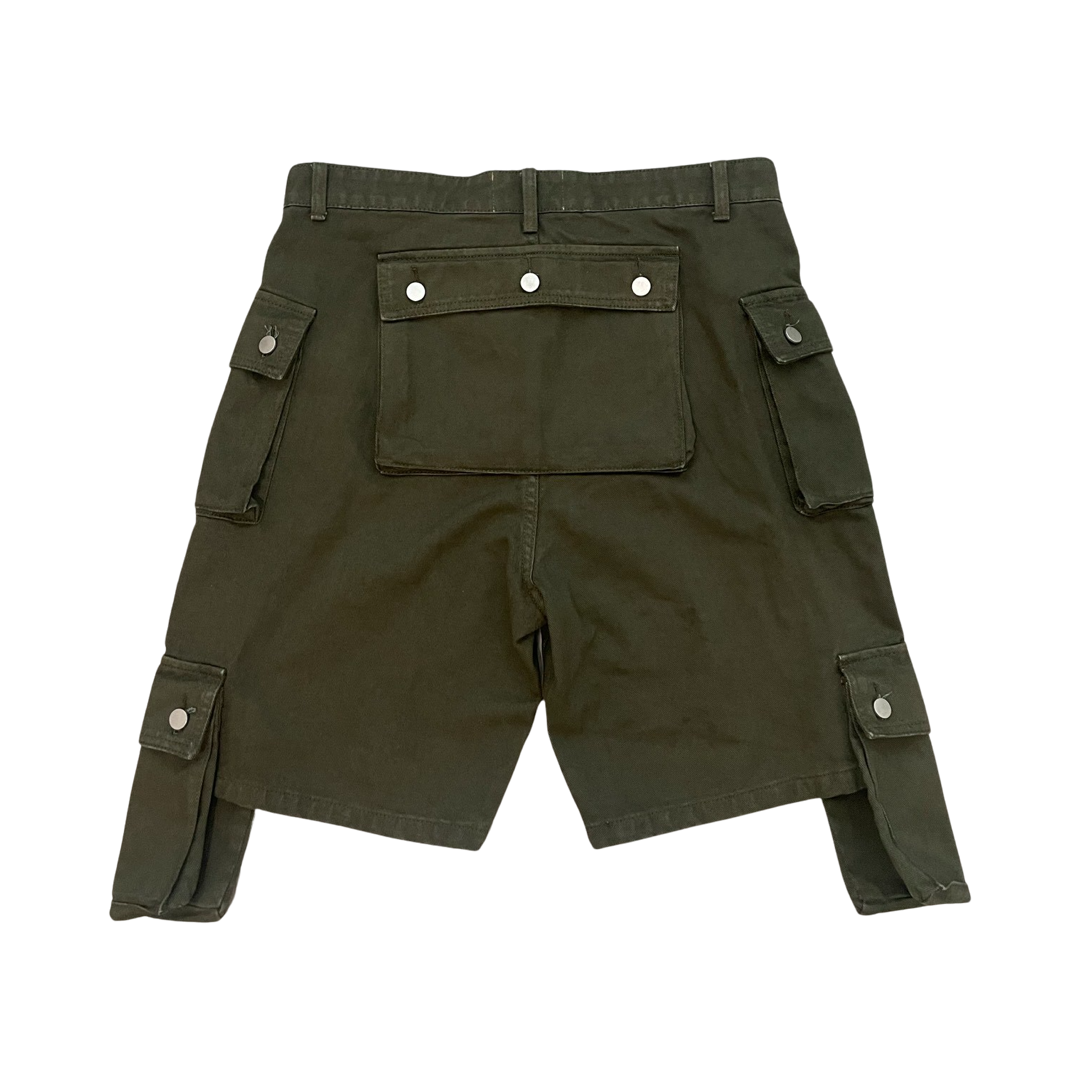 Kumasi Kill Klub "Beaucoup" Tactical Cargo Shorts ( Military Green)